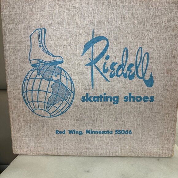 Vintage Riedell Women's Figure Skates Model 110 Slim Size 11 In Original Box - Picture 2 of 7